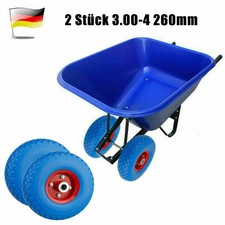 PU Rad Sackkarre Sackkarrenrad Ersatzrad Bollerwagen pannensicher 260mm 3.00-4