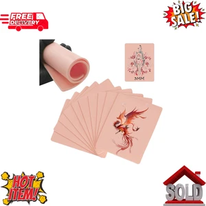 3MM Tattoo Practice Skin - Beoncall 10Pcs Thick Tattoo Fake Skin 8X6'' Blank  - Picture 1 of 7