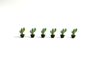 1635DM Ich Pflanze Kaktus IN Vase Paket 6 Stücke Skala 1:87 - Bild 1 von 2