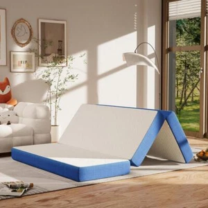 Twin 4" Mattress Strong Support For Guest Room/Yoga/RV/Camping/Travel Mattresses - Picture 1 of 8