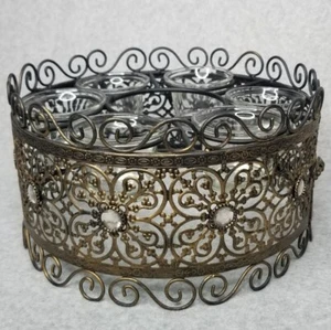 Pier 1 Lantern Collection Umbrella Centerpiece Votive Tealight Candle Holder - Picture 1 of 9