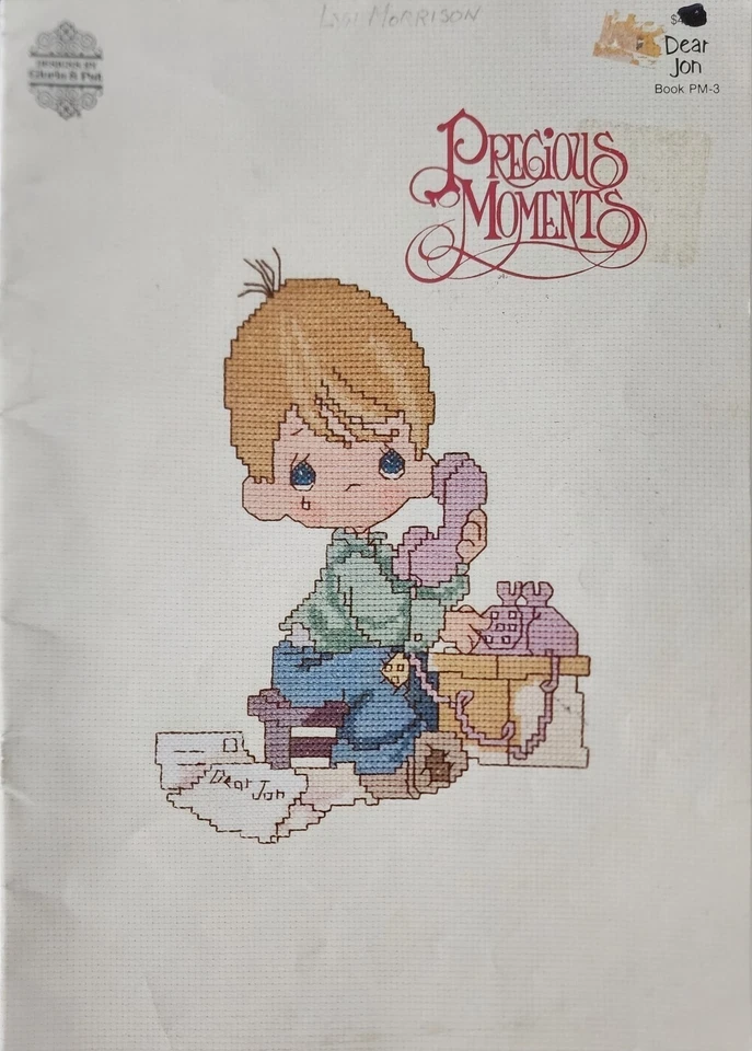 Patrones de punto de cruz Precious Moments Dear Jon de Gloria & Pat s4 Foto 1 de 4