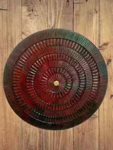 Escudo Cosplay Medieval Madera Grabado Náutico Hecho a Mano LARP SCA Coleccionable - Imagen 1 de 6