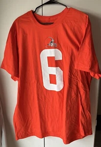 Nike NFL #6 Mayfield Cleveland Browns Men’s 2XL T-shirt Dri Fit Orange NWT $40 - Picture 1 of 5