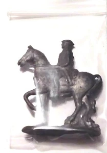 Vintage Blei 2" Spielfigur 1. Weltkrieg Golgatha Soldat auf Pferd - Bild 1 von 6