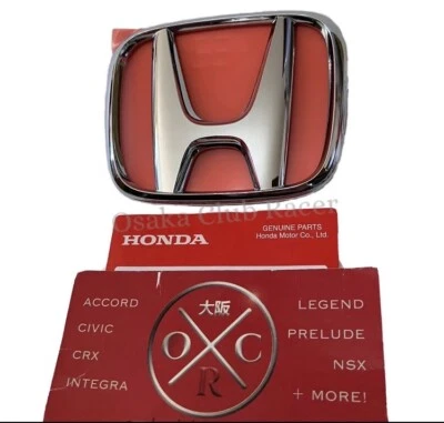 Genuine OEM 02-06 Honda CR-V Rear Emblem Badge H Logo New 75701-S9A-000 US Ship - Image 1 of 3