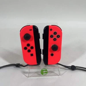 Nintendo Switch Joy-Cons Paar Controller HACAJABAA Neon-Rot - Bild 1 von 3