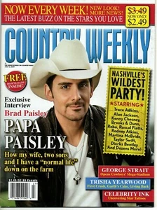 Country Weekly Magazine July 6 2009 Brad Paisley John Anderson Charlie Robison - Picture 1 of 3