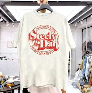 Steely Dan Dangerously Tour White Short sleeve 90s Classic T shirt NH20370 - Picture 1 of 2