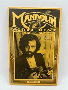 MANDOLIN WORLD NEWS featuring DAVID GRISMAN cover & interview, 1979 rare issue - Picture 1 of 12
