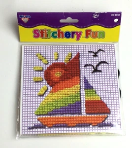 Nicole Stitchery Fun Rainbow Segel Segelboot Bausatz Nr. 80145 - Bild 1 von 3