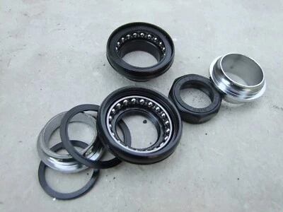 Rare NOS, Old School BMX, Tien Hsin Threaded Headset 22.2mm, Black - Image 1 of 3