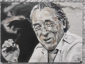Charles Bukowski "Die schönste Frau der Stadt" Worte des Autors Portrait - Bild 1 von 3