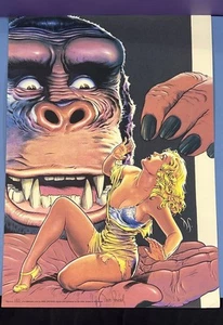 Dave Stevens signiert 24"x17" King Kong & Siebdruck #282/400 SELTEN - Bild 1 von 5