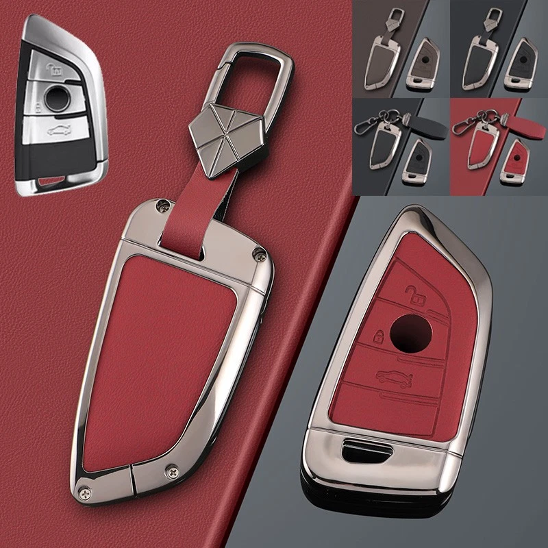 Funda Carcasa Llavero Coche Aleación Zinc Cuero Para BMW X1 X3 X4 2 5 6 7 X5 X5M X6 X7 Foto 1 de 4