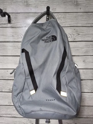 The North Face Vault Backpack Padded Laptop Dark Gray Purple - Image 1 of 4