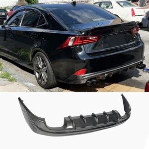 Carbon Fiber Rear Bumper Diffuser Lip Kits For Lexus IS250 IS350 IS F 2013-2019 - Picture 1 of 14