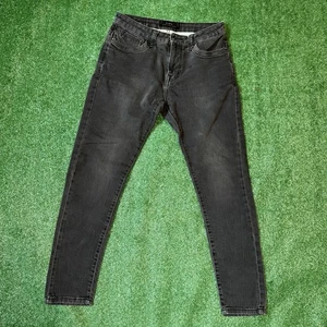 Jeans uomo Zara taglia 32 nero lavaggio scuro denim elasticizzato - Foto 1 di 7