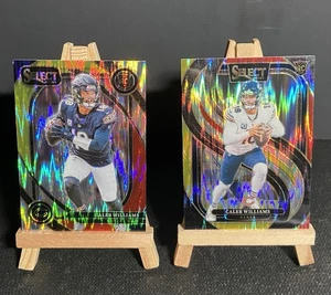 Caleb Williams 2024 Panini Select RED YELLOW SHOCK Prizm #216 + Concourse PRIZM - Picture 1 of 1