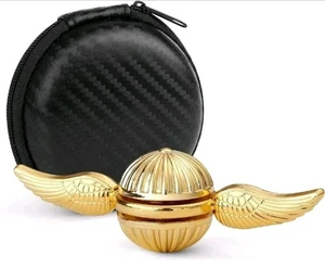 Harry Potter Wizarding World Golden Snitch Fidget Spinner Metal Quidditch Ball - Picture 1 of 7