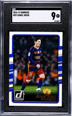 2016–17 Donruss No29 Лионель Месси SGC 9 MT - Изображение 1 из 2