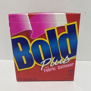 VTG 1995 BOLD plus W/FABRIC SOFTENER 4LB BOX - Picture 1 of 6