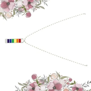 Decorative Necklace Neck Pendant Necklace Gay & Lesbian Chain Hanging Pendant - Picture 1 of 12