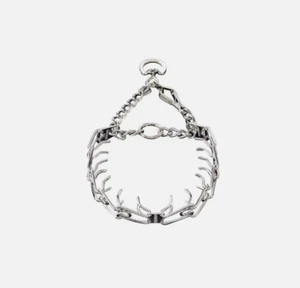 Collar de punta de entrenamiento de acero cromado Herm Sprenger con cierre de liberación rápida... - Imagen 1 de 3