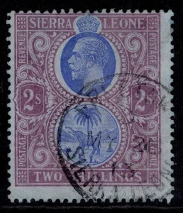 SIERRA LEONE GV SG125, 2s blue & purple/blue, FINE USED. Cat £10. CDS - Picture 1 of 1