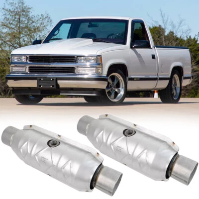 Convertidor catalítico de entrada y salida EPA de 2,5" para Chevrolet C1500 C2500 K1500 K2500 2 piezas Foto 1 de 4