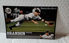 Detroit Free Press Who's Your Tiger Card 7 X 5 Brandon Inge Third Baseman