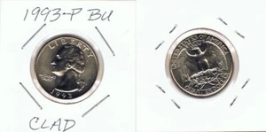 1993-P Washington Quarter straight from mint set. - Picture 1 of 1