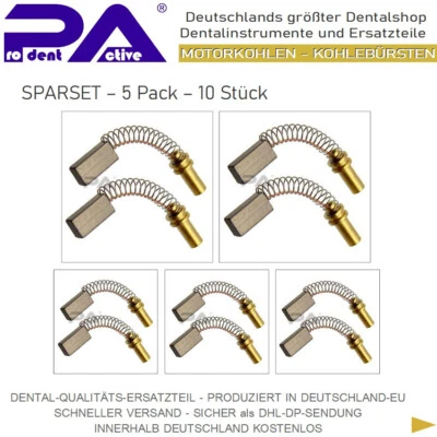 PASSEND FÜR KAVO® KaVo® INTRA K-LUX 200 Motorkohlen - SPARPAKET – 5 SET`S - 10 STÜCK ¹