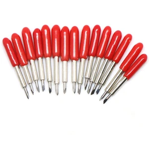 15pcs 45° degree Cutting Plotter Tungsten Blade Carbide for Roland Cutter - Picture 1 of 3