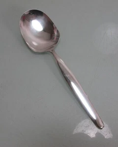 Kartoffellöffel Servierlöffel Kleeblatt 90er versilbert schlichtes Design - Bild 1 von 3