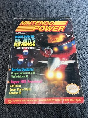 Nintendo Power Volumen 27 de agosto de 1991 Mega Man sin póster  Foto 1 de 4