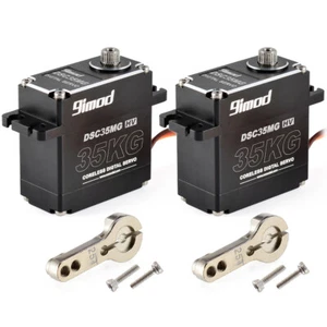2x Waterproof DSC35MG 35KG Metal Gear HV Coreless Digital Servo for RC Car DIY - Picture 1 of 11