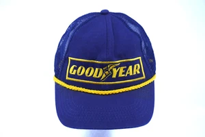 De Colección Goodyear Racing Gorra A Presión Sombrero Swingster Azul Cuerda Parche Logo EE. UU. Para Hombres - Imagen 1 de 6