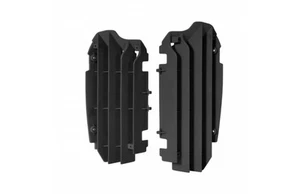 POLISPORT GRIGLIE PROTEGGI PROTEZIONI RADIATORE KAWASAKI KXF 450 2016 NERO BLACK - Picture 1 of 1