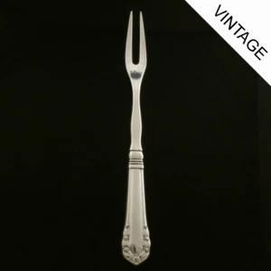 Georg Jensen Silver Meat Fork, 2 Tines, Large - Lily of the Valley - Picture 1 of 1