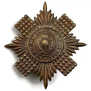 Original WW1 Scots Guards Regiment Scottish Cap Badge - Picture 1 of 3