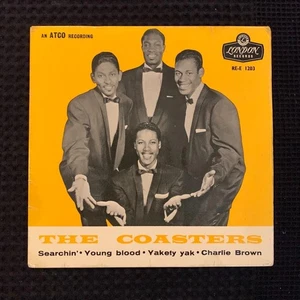 COASTERS Rare ROCK & ROLL / DOO WOP UK 1959 Press EP TRI London RE-E1203 VG+ - Picture 1 of 5