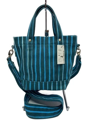 Bolso de hombro bidireccional Marimekko -- rayas azules Foto 1 de 4