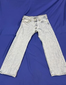Pantalones de mezclilla Levi’s 501 ajuste original lavado claro W34 L29 botón mosca 2024 RPMX - Imagen 1 de 7