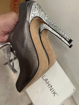 Manolo Blahnik GORGEOUS LOADED-CRYSTAL SEXY STILETTO RUNWAY CLUB PARTY SHOES - Image 1 of 4