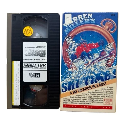 Vintage 1983 Warren Miller’s Ski Time! Ski Video VHS Tape Movie Film - Image 1 of 4