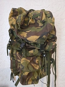 British Army Issue Rucksack Frame Short Convoluted Back DPM & Extra Yoke Strap - Picture 1 of 17