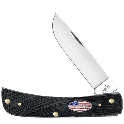 CAIXA XX FACAS SOD BUSTER JR - GABARITO DE SERRA OSSO CINZA - ESTRELAS E LISTRAS ESCUDO 6137 - Imagem 1 de 2