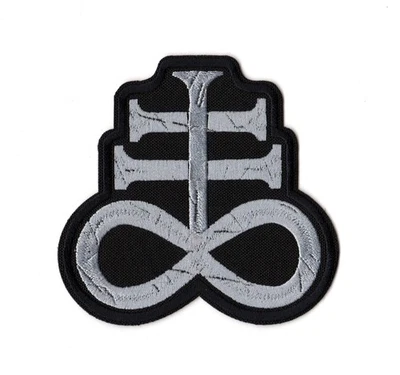 Leviathan Cross Patch | Satan Cross Gothic Baphomet Devil 666 Biker Gang Logo - Image 1 of 2