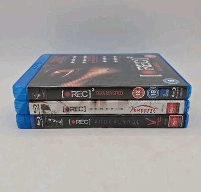 Rec Blu-ray Bundle 3 Movie Set (2, Genesis & Apocalypse) Region B + Free Postage - image 1 of 4